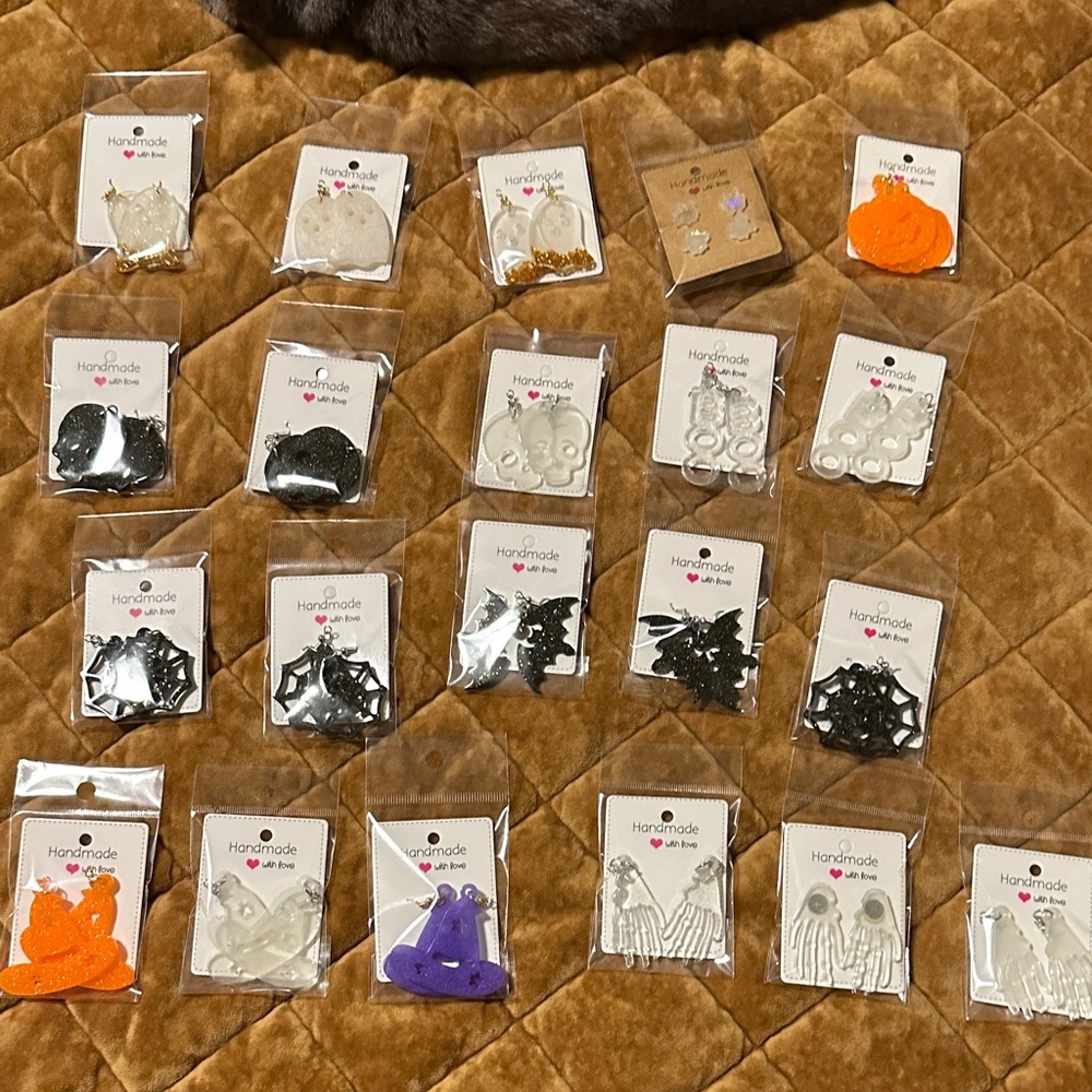 Halloween Handmade Acrylic Halloween Earrings